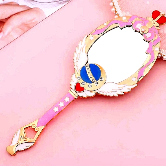 S.MoonMirror&BrushSet! Heavy!  (Mirror&Makeup-Brushes) RedOrBL. MirOpt.  Msg.Me - Picture 8 of 16